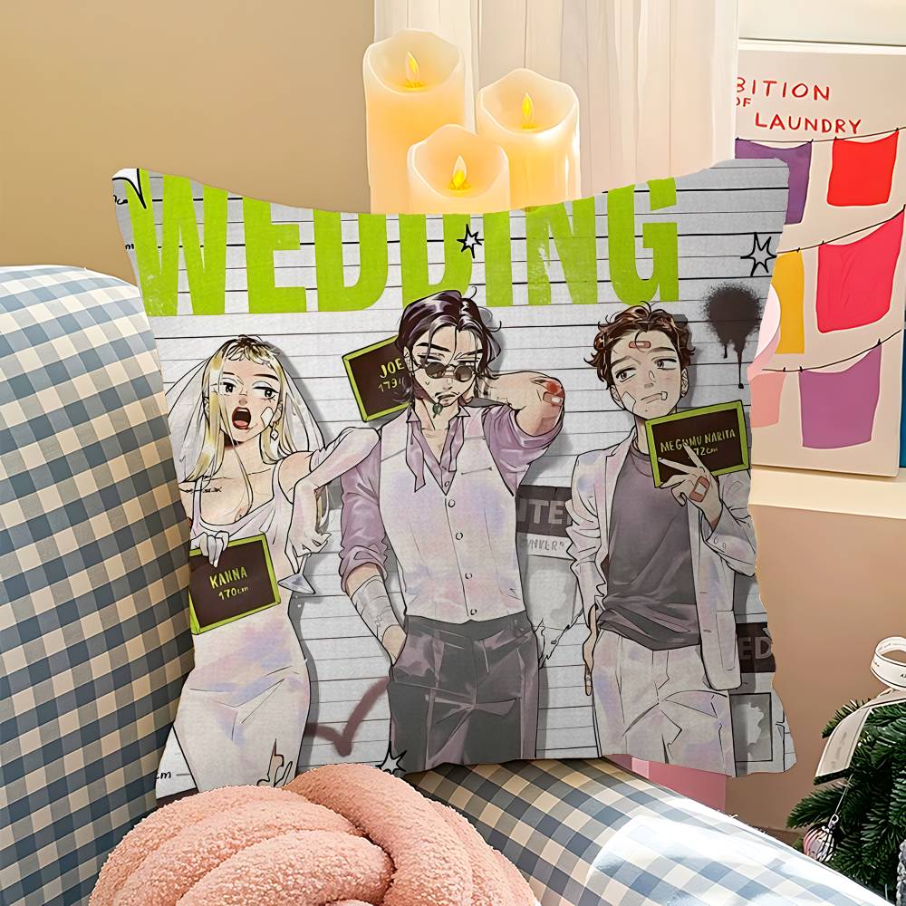 Kininatteru Hito Ga Otoko Janakatta Pillowcase Toon Gift Cushion Cover Bedroom Home Sofa Chair Seat Decor Pillow Case