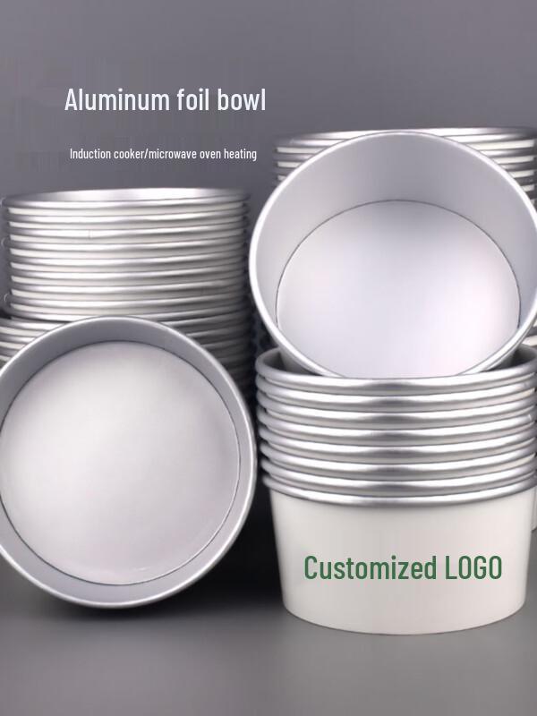Disposable 750ml Aluminum Foil Bowls with Lids