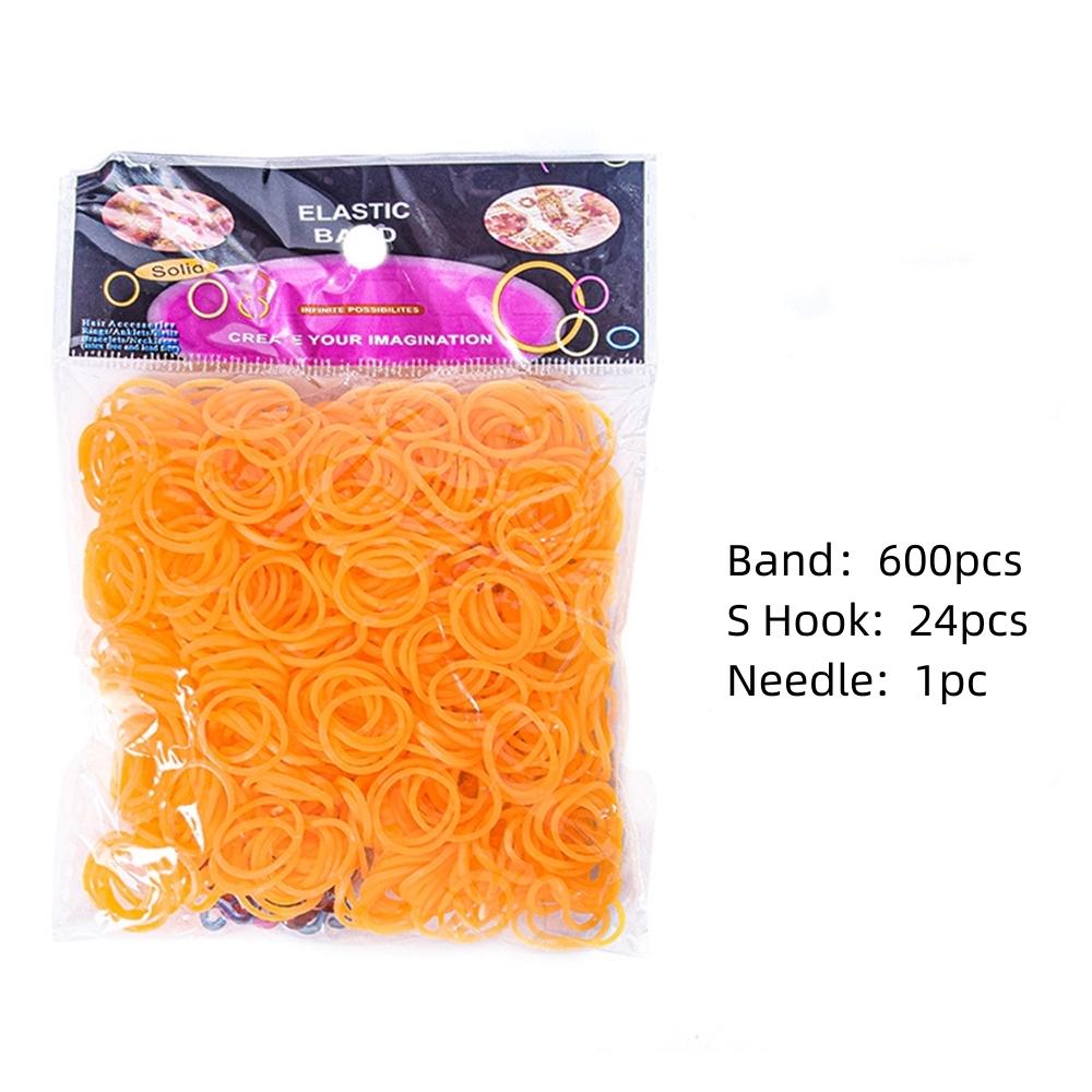 

600 шт. Эластичные разноцветные резиновые резинки для плетения для мальчика, девочки, детей, для плетения, для DIY, для поделок, подарок, браслет, аксессуары для изготовления ювелирных изделий