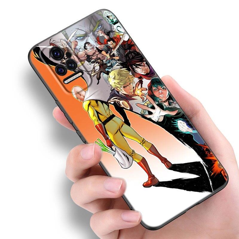 Anime One-Punch Man Phone Case For Xiaomi Mi POCO X3 NFC GT M4 M3 12 11T 10T Pro A3 11 Lite NE 5G 12X 11i F3 Soft Black Cover