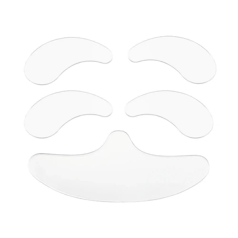 5Pcs Face Forehead Neck Eye Anti Wrinkle Aging Care Sticker Pad Patch Reusable Anti Wrinkle Silicone Patches Skin Lifting Tool