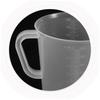 HEMOTON 5000ml Plastic Measuring Cup Set, Clear Measuring Jug with Nesting Stackable Spout and Handle for Baking, Cooking, Kitchen, and Lab Use