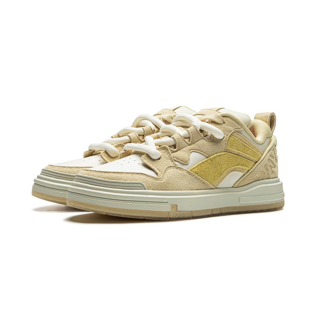 Li Ning We Wo Swag Skateboard Series Comfortable Versatile Non-Slip Shock Absorbing Wear-Resistant Low-Top Skate Shoes Women sneaker AECU110-4