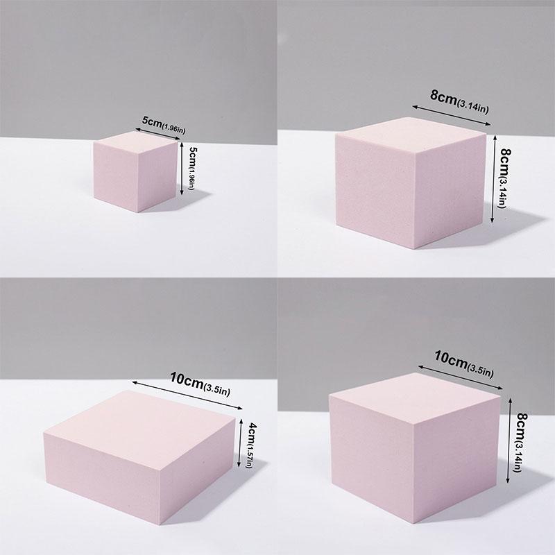 Creative Hard Foam Geometric Cube Life Photo Material Three-dimensional Ornaments Photography Props Makeups Cube Photoshoot