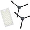 Primärer HEPA-Filter Seitenbürste Ersatz für ILIFE V3 V3s V5 Pro X5 V55 V50 Roboterstaubsauger Teile