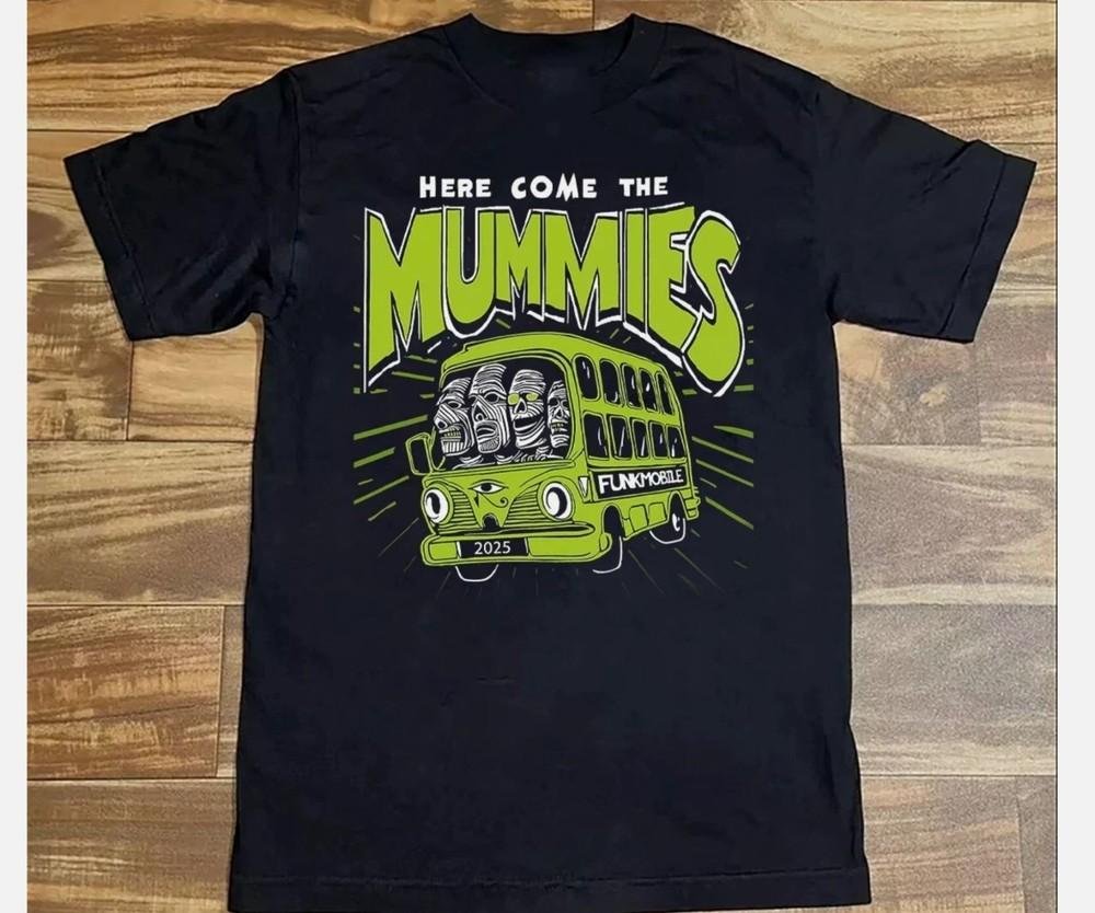Here Come The Mummies Band Tour 2025 short sleeve shirt reprint Unisex T-Shirt S