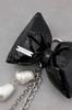 AZUL by moussy Puffy Ribbon Bag Charm, Women's, 250ISC56-285J, Free Size, Black