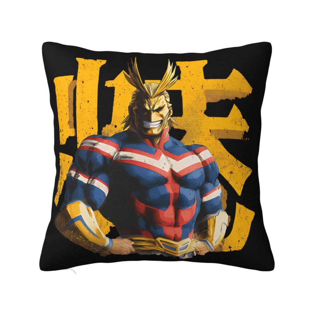My Hero Academia All Might Pillowcase Merch Printing Cushion Cover Throw Pillow Cover Chair Decor Square Multi Size