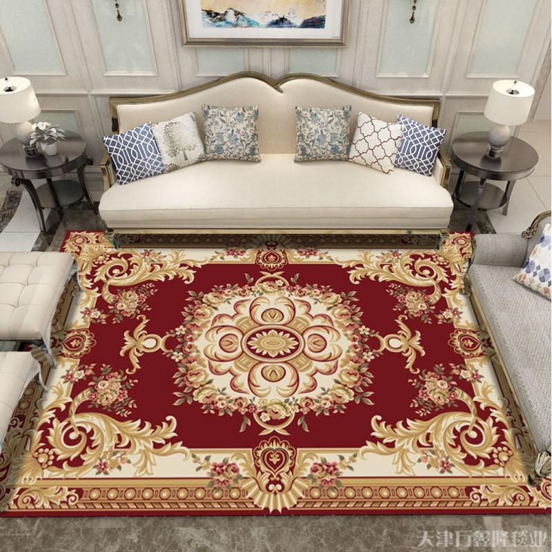 Classic European Style Area Rug Living Room Bedroom Office Entryway Non-Slip Floor Mat