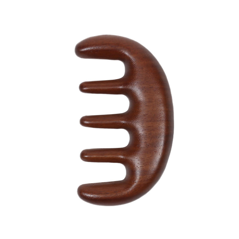 

Sandalwood Hair Comb Scalp Relax Acupoint Massager Portable Wooden Handle Comb Anti-static Blood Circulation Scalp Meridian Comb