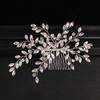 New Handmade Silver Color Rose Gold Tiara Hair Combs Crystal Rhinestone Combs Bridal Hair Accessories Wedding Women Hairbands