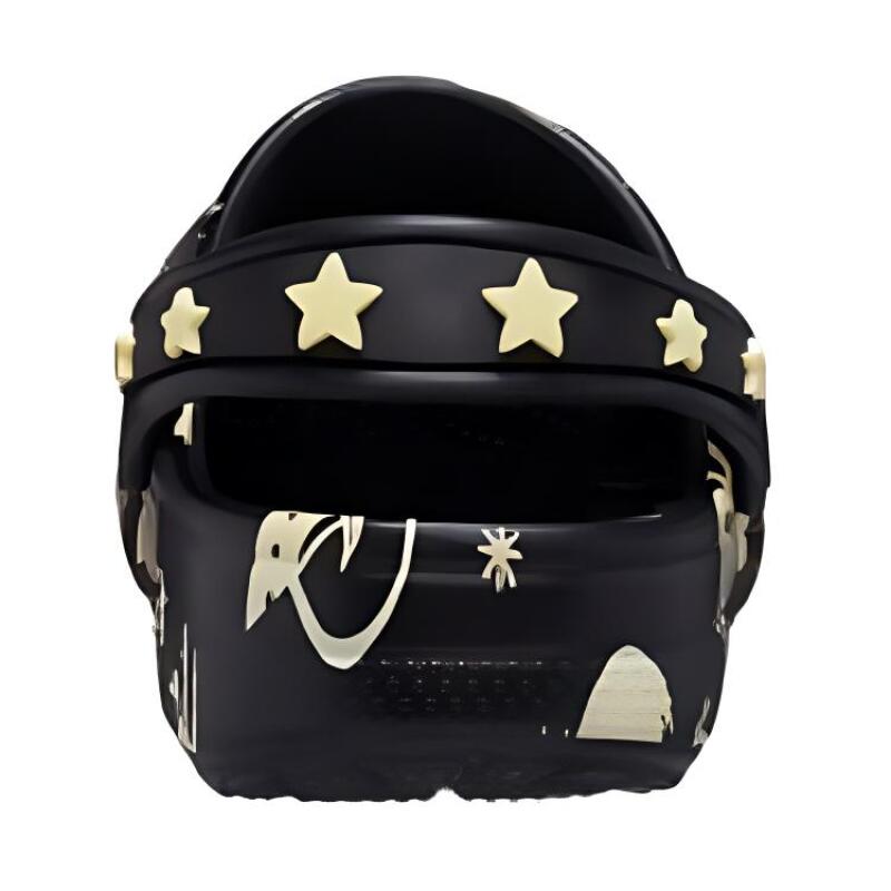 Crocs EVA platform slippers children's sandals black children's model