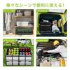 Car Storage Box Trunk Large Capacity Foldable with Lid Dividers Waterproof Case Container Compact Car Sleeping In Car Goods (Black)