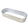 Raised Garden Bed Steel   Outdoor Planter Box with Open Bottom for Vegetables Fruits Flowers