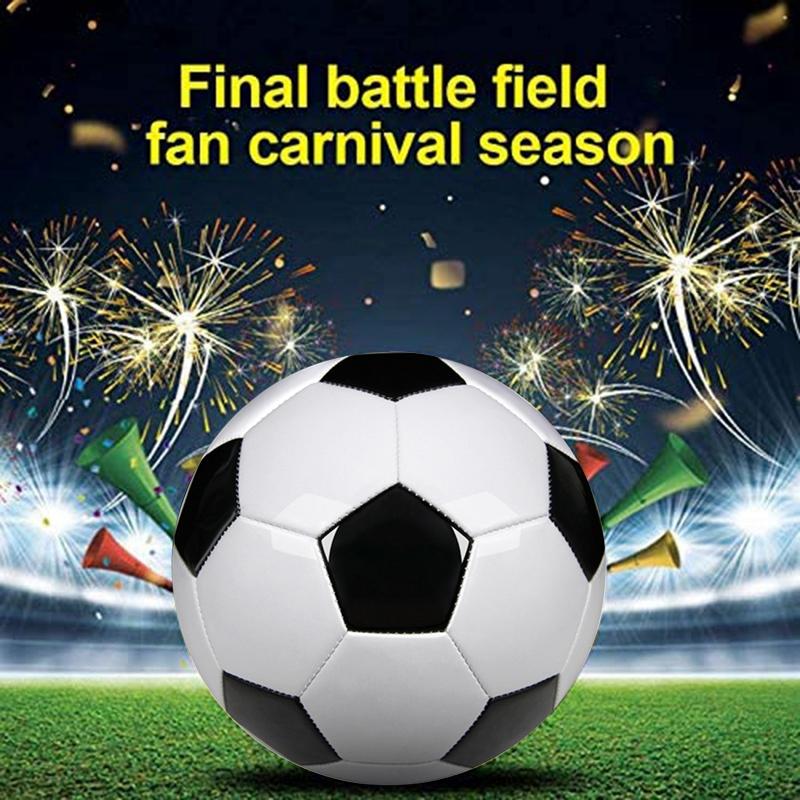 Velikost 5 Profesionální tréninkové fotbalové míče PU kůže Černá Bílá Fotbalové míče Gól Tým Atch Tréninkové míče