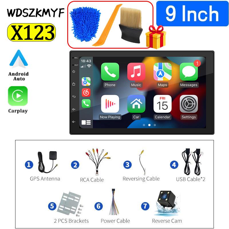 Android 13 Car Radio 7/9/10Inch Wireless Carplay Android Auto 2 Din1 Stereo Receiver Video Player Car Multimedia Car accessory