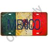 National Flag Tin Sign Plaque | (France/Spain/Germany/Mexico/USA) | Home/Bar/Craft Space Decor