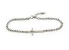 Frica Jewelry Flat Cross Chain Bracelet