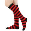 Damen Kniestrümpfe Gestreifte Lange Schlauchsocken Sportliche Strümpfe Halloween Cosplay Kostüme Kniestrümpfe Geschenk