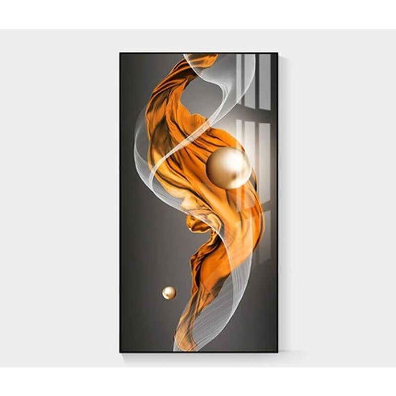 Home Decoration Light Luxury Style Abstract Geometric Porch Living Room Decoration Poster Painting Wall Art Picture