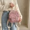 Leichter Cord Mini-Rucksack Süßer Lässiger Rucksack Ins Style Rucksack Schule