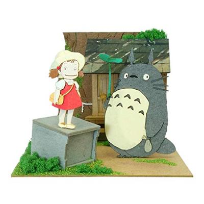 Sankei Studio Ghibli Mini Min granne Totoro Framför den stora helgedomen Papperspyssel MP07-99