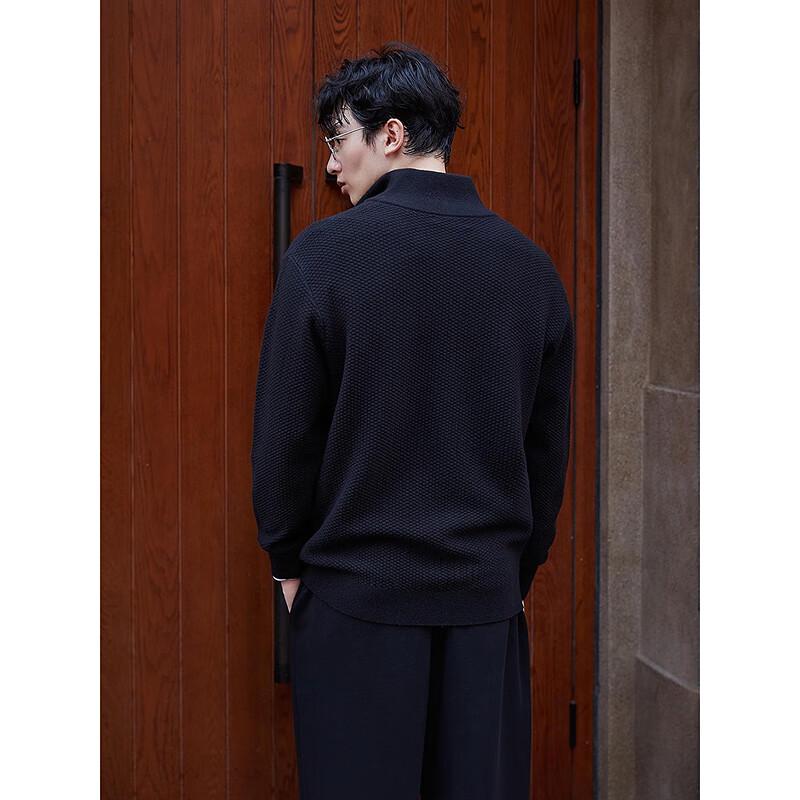 GXG Men's Turtleneck Jacquard Knit Sweater