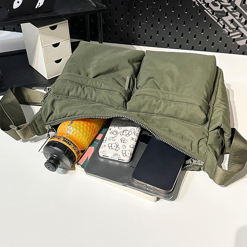 Axelväska Vattenavvisande Messenger Bag För Män Och Kvinnor Studenter Lätt Pendlar Crossbody-väska