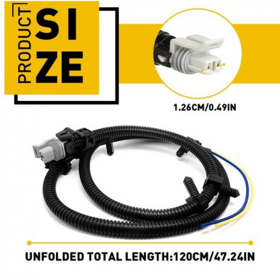 2X Wheel ABS Sensor Speed Harness Wire Fit Chevrolet Impala Carlo Monte 340314