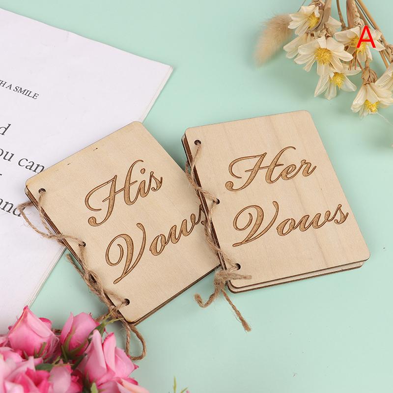 

2 шт. Книги свадебных клятв, блокнот свадебных клятв, креативный прочный справочник из крафт-бумаги