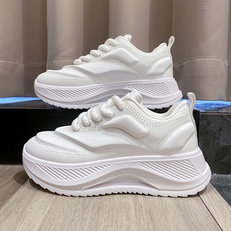 

Женские летние дышащие кроссовки «папины» - 2025 трендовые повседневные кроссовки на толстой подошве, увеличивающие рост Size 36