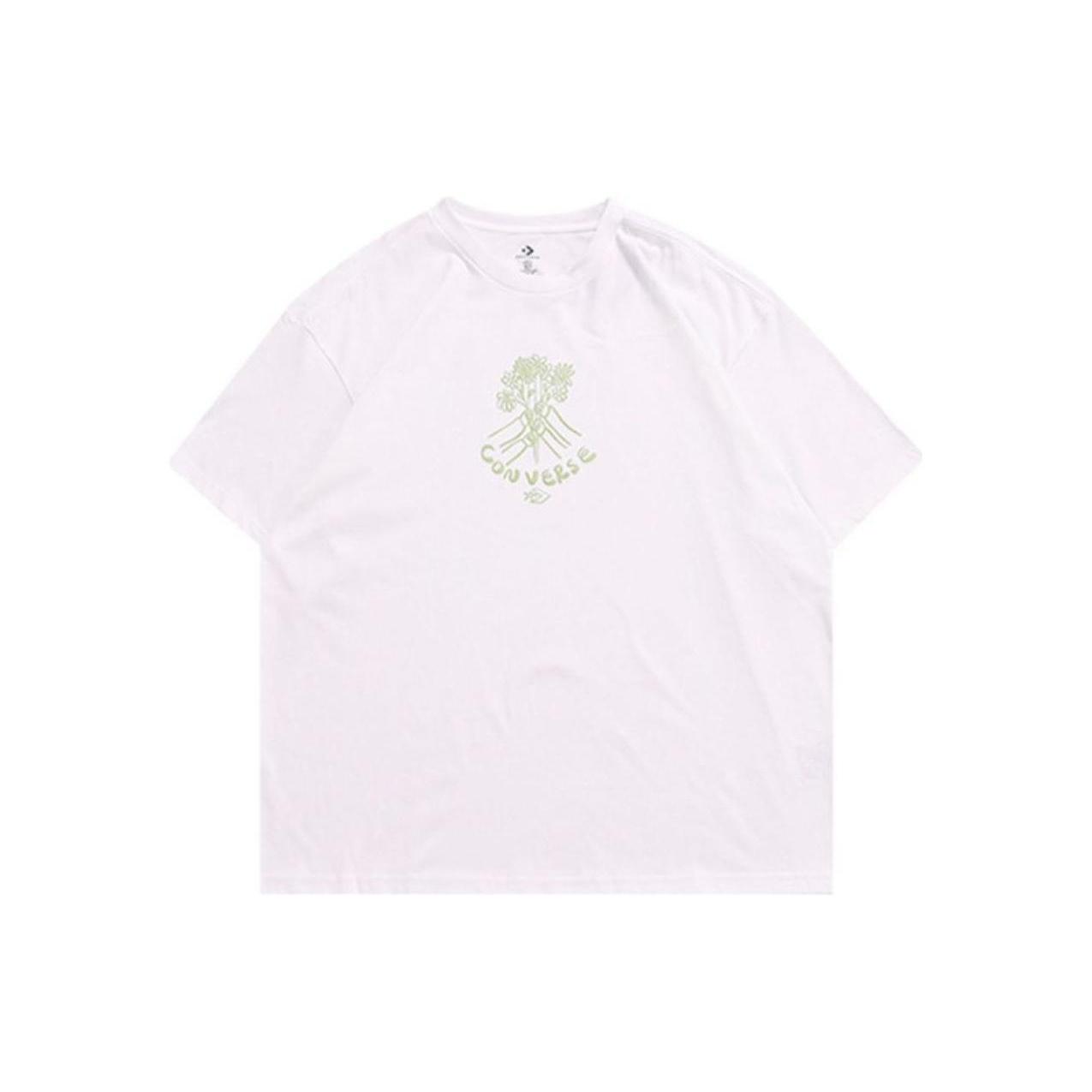Converse Flower Friends Tee Asia Sizing  White  Men s 10024757-A02 S