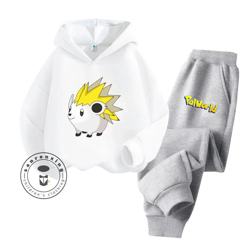 Palworld Cartoon Children's Hoodie Set Youth Sunshine High Appearance Level Anti Bacterial Anti Wrinkle New Hoodie Pure Cotton