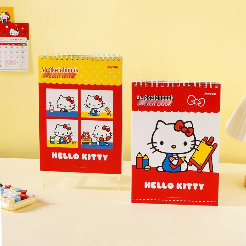 Hello Kitty A4 Vitality Sketchbook – Flip-up Blank Pages Drawing Book
