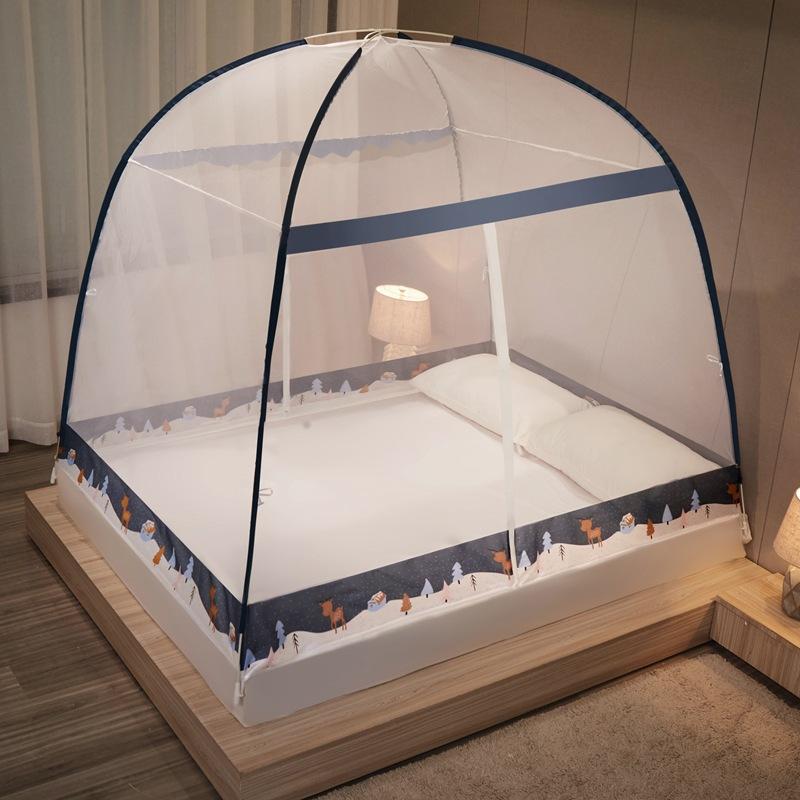 1.5M Foldable Self Standing Mosquito Net for Home Queen Size Summer Mosquito Repellent Mosquitoes Tent