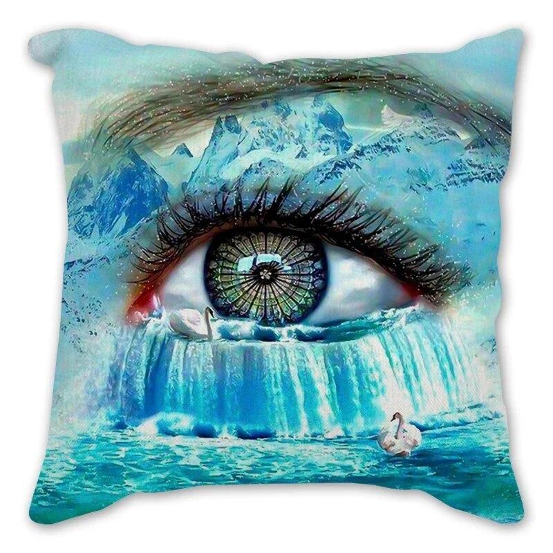 Home Decor New Year Decorations Bedroom Living Room Sofa Cushion Cover Eye Pillow  Christmas Tears