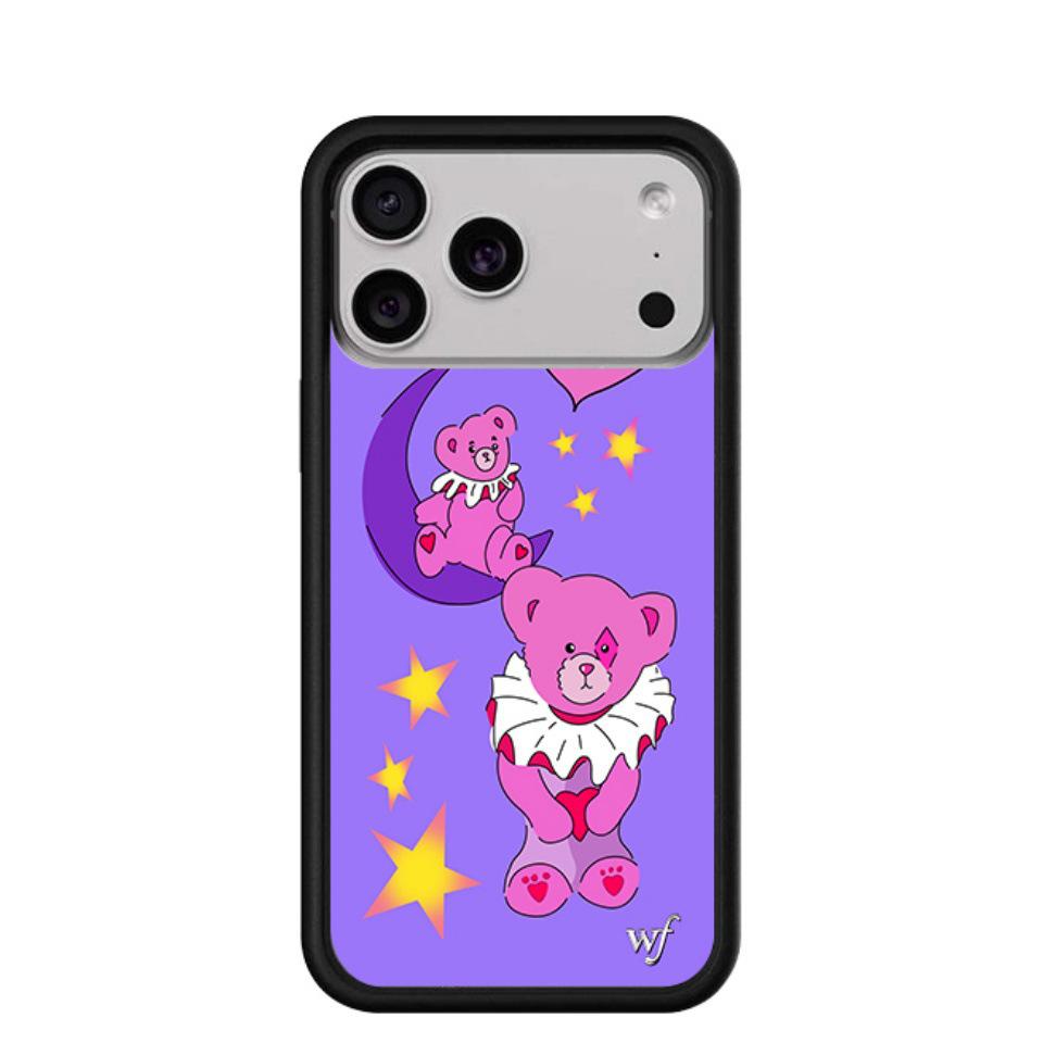 

WildFlow Moon Bear Phone Case for iPhone 17/16 Pro Max/15 Plus iPhone 17 Pro Max