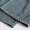 Men's American Retro Wide Leg Patchwork Jeans