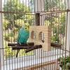 Detachable Parrot Parrot Perch Natural Bird Stand Perch  For Parakeet Budgie Cockatoos