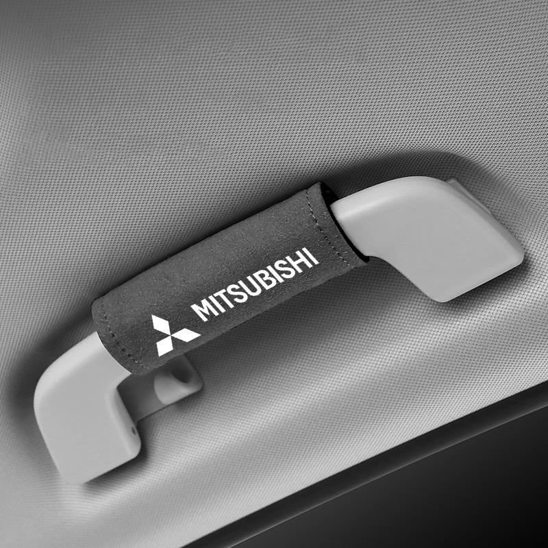 Suède Autodak Armleuning Binnendeur Trekgreep Beschermhoes Cover Geschikt Voor Mitsubishi ASX Eclipse Xpander Outlander 2022-2024