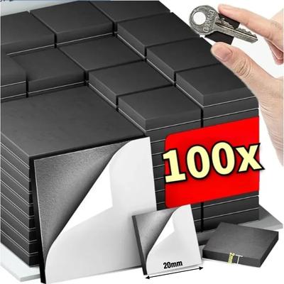 Samoprzylepne Kwadratowe Miękkie Arkusze Magnetyczne, Elastyczna Naklejka Magnetyczna na Lodówkę, Rzemiosło DIY i Dekoracja Lodówki Domowe Naklejki Magnetyczne