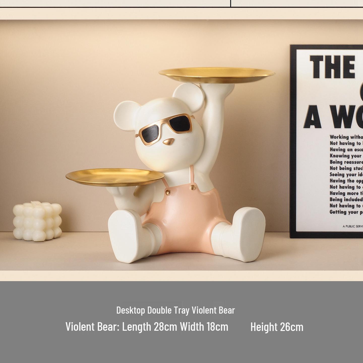 

Bearbrick Key Rack & Home Decor - Entryway, Hallway & Living Room Ornament, Housewarming Gift