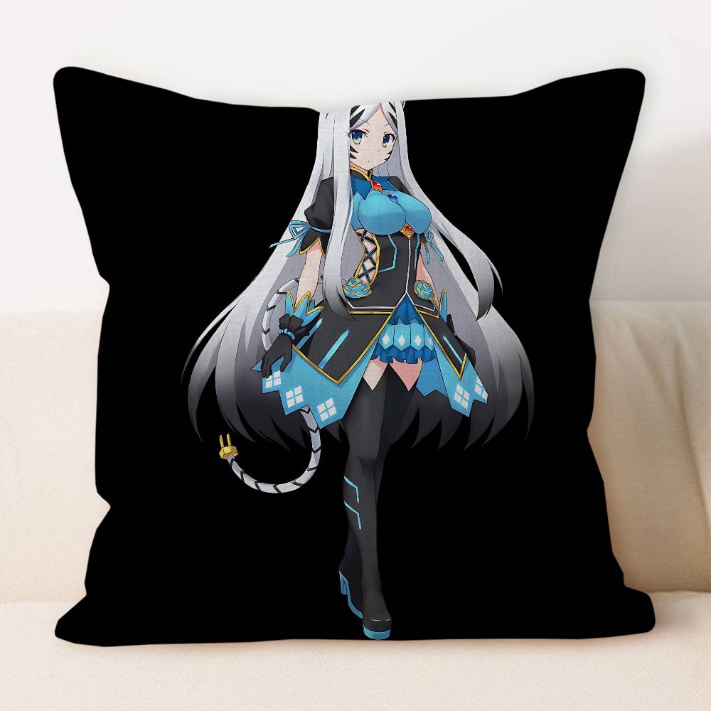 The Rising Of The Shield Hero Pillow Case Square Cushion Cover 3D Soft Plush Throw Pillowcase Living Room Sofa Bedroom Home
