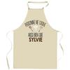 Planetee Apron No One Cooks As Well As SYLVIE | Original First Name Gift for a Cook | Protective Clothing Blouse