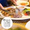 Sada příborů do západní restaurace Nerezová sada jídelního nádobí pro 6 osob Nerezové jídelní náčiní pro rodinné oslavy