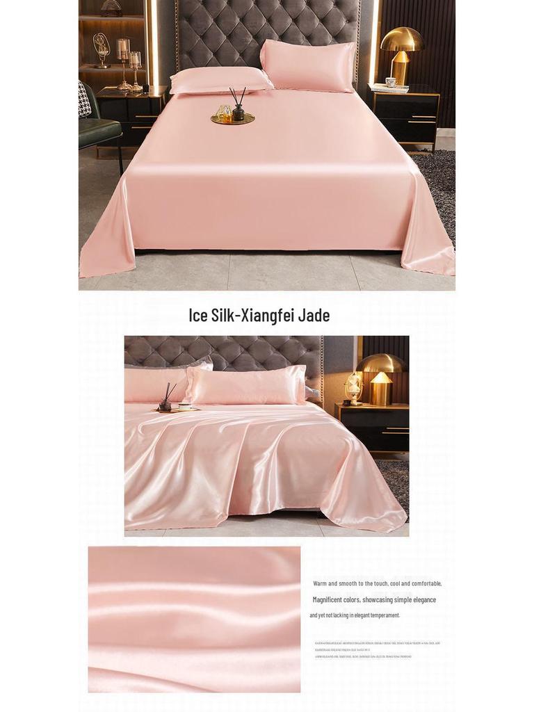 Sommer Kühl Eis Seide Bettlaken - Wasser gewaschen, Einzel-/Doppel