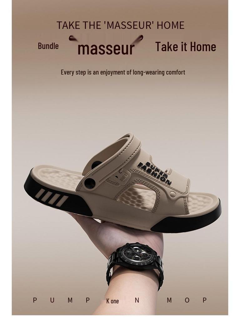 Men's 2025 Summer Anti-Slip Outdoor Sandals for Sport, Fishing, and Driving