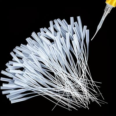 Adhesive Dispenser Accessories - Fine Glue Nozzle Plastic Glue Bottle Head Glue Increaser Precision Tool