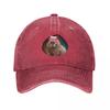 Vintage Capybara Gift Baseball Cap Unisex Distressed Denim Snapback Hat Funny Animals Outdoor Activities Hats Cap