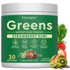 Greens Superfood Powder, Containing Prebiotics and Probiotics, Helps Support Gut Health and Boosts Energy, Focus, and Immunity; 30 Servings.